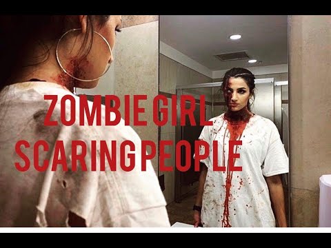 ZOMBIE GIRL PRANK !