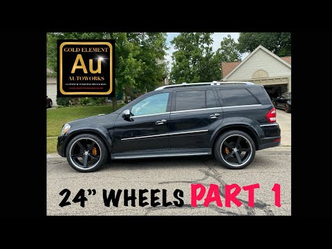 I Bought A 2010 Mercedes-Benz GL550 4Matic & 24” Rims Installation 😎😎😎