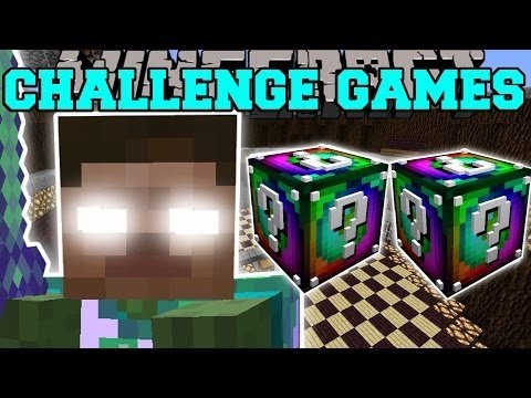 US Minecraft | DELTA HEROBRINE CHALLENGE GAMES - Lucky Block Mod - Modded Mini Game