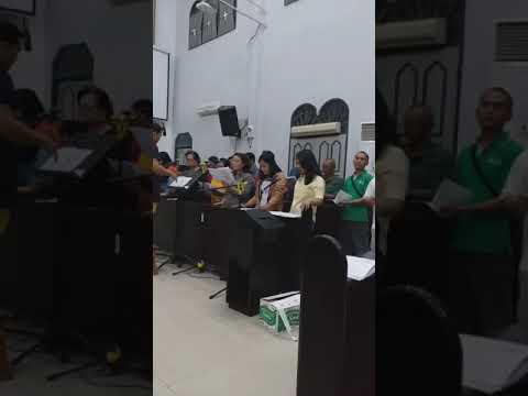 Latihan untuk persiapan kantoria.