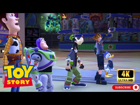 Kingdom Hearts 3 Toy Story Full Cutscene Movie | 4K