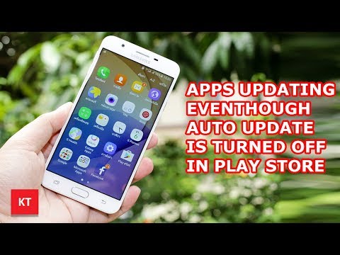 Apps updating even though auto update is off in Play Store