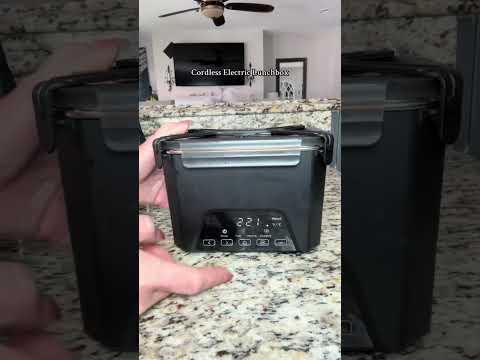 Stop eating out or eating cold lunches! Grab this electric self heating lunch box. #lunchbox #lunch