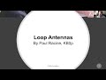 East Coast Reflector - Loop Antennas Presentation By KB0P - East Coast Reflector East Coast Reflector - Loop Antennas Presentation By KB0P