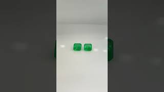 Esmeralda Brasileira Quadrada 7mm - Vídeo