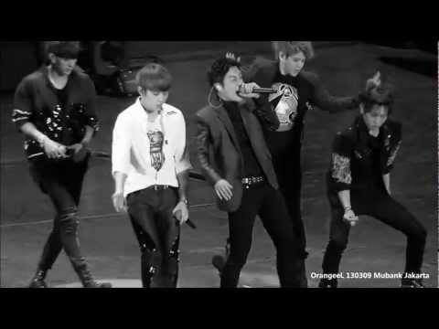 130309 Mubank Jakarta Beast - Beautiful Night + Fiction + Shock [Fancam Doojoon]