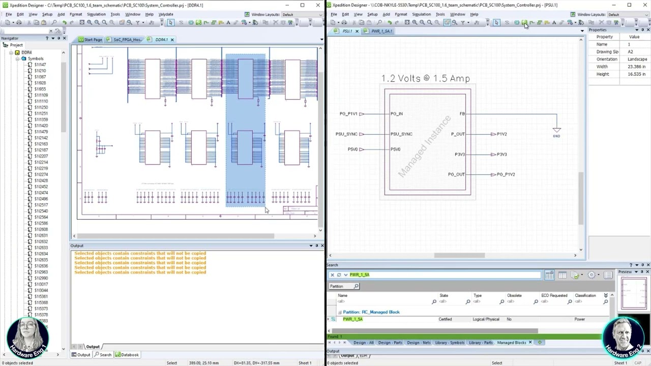 Concurrent schematic design demonstration Xpedition Enterprise | PCB design flow series  Chapter 1 5