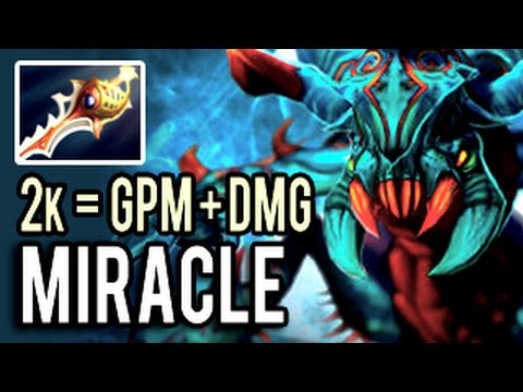 Please Report Miracle! 1k Damage 2 Divine Rapiers 1000 GPM Damage Imba Weaver 9k MMR 7.00 Dota 2