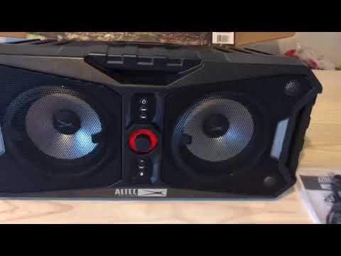Altec Lansing Xpedition 8 speaker unboxing