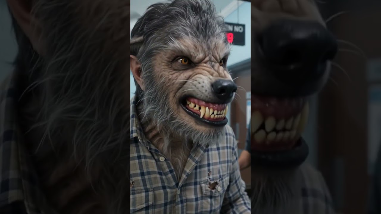 EPIC WEREWOLF TRANSFORMATION ESCAPE! AI VFX Unleashed!