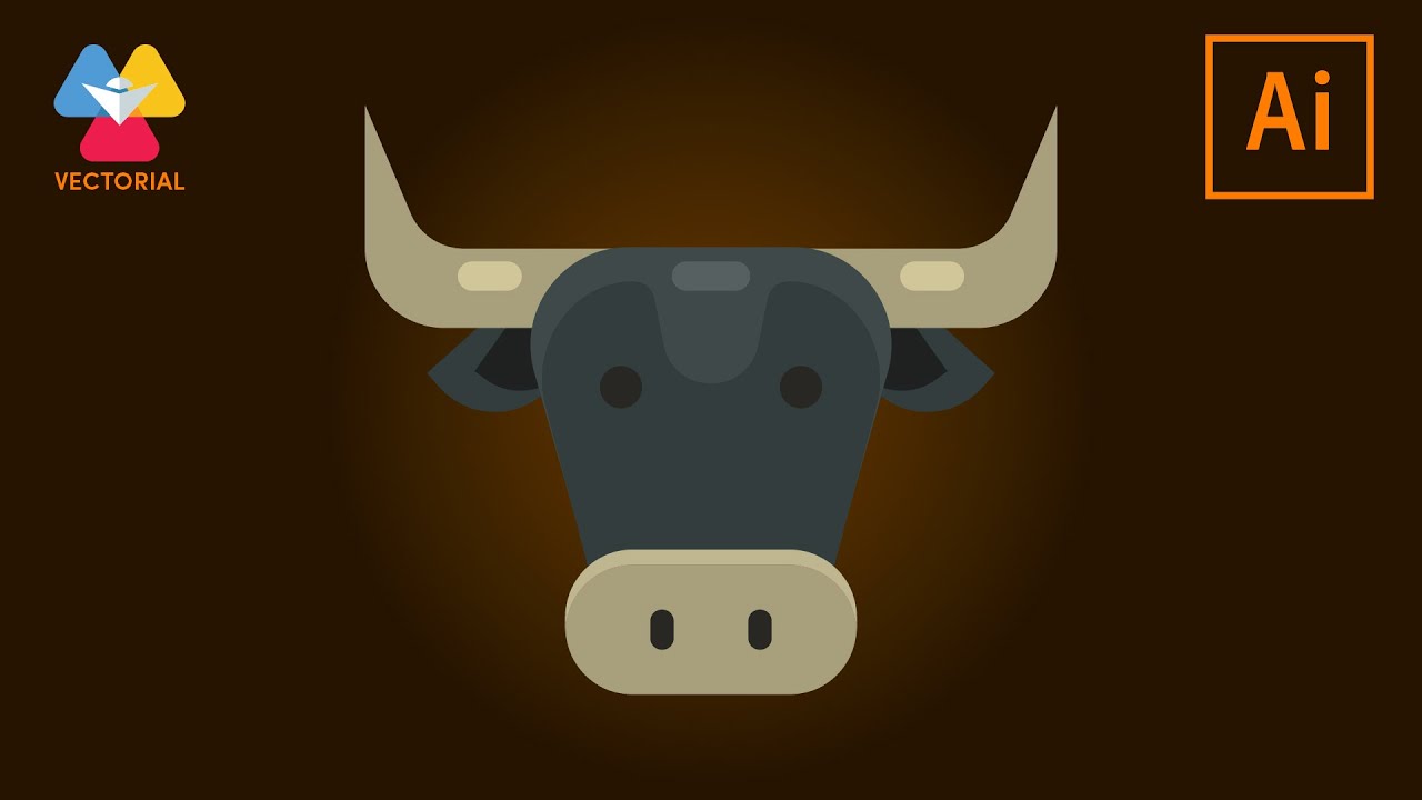 Cow tutorial in Adobe Illustrator