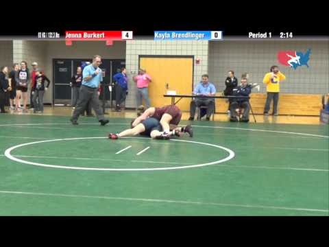 60 KG RR - Jenna Burkert (NYAC) vs. Kayla Brendlinger (King)