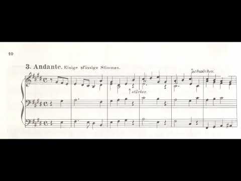 Moritz Brosig - [Five Pieces for Organ] op. 49 [Score Video]