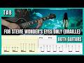 Bring Me The Horizon For Stevie Wonder S Eyes Only Braille Guitar Cover With Tabs Lesson