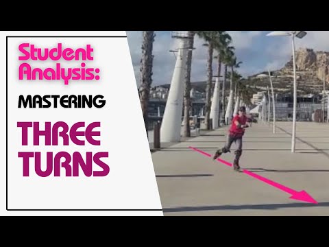 Video Coaching How to perfect one legged transitions (lions) or forward three turns on inline skates