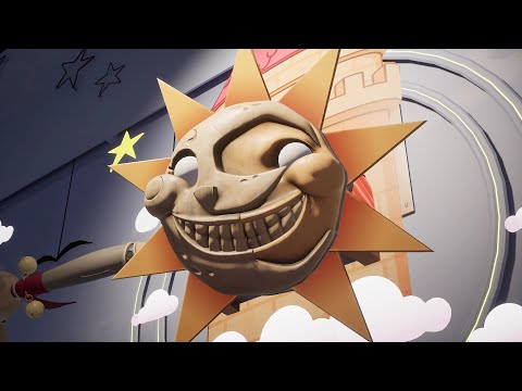 Giant Sun comes out of his room and jumpscares Gregory - Five Nights at Freddy's: Security Breach