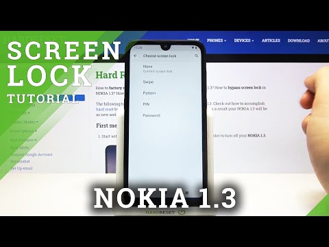 How to Set Up Screen Lock on NOKIA 1.3 – Change Screen Lock Method