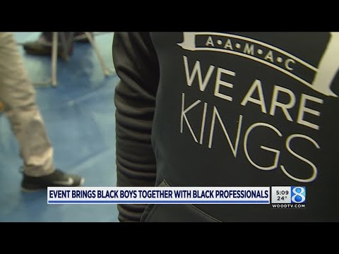 Event brings black kids, professionals together