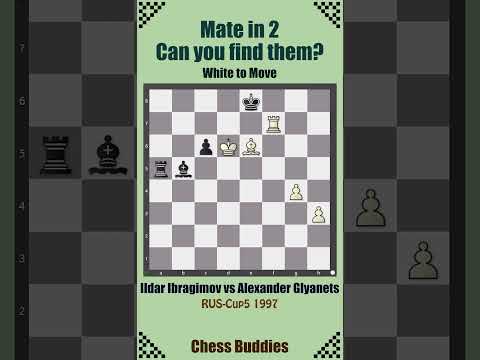 #matein2 Nr. 106 || Ildar Ibragimov vs Alexander Glyanets, RUS-Cup5 1997 #chesspuzzleseries
