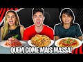 QUEM COME MAIS MASSA VENCE Desafio