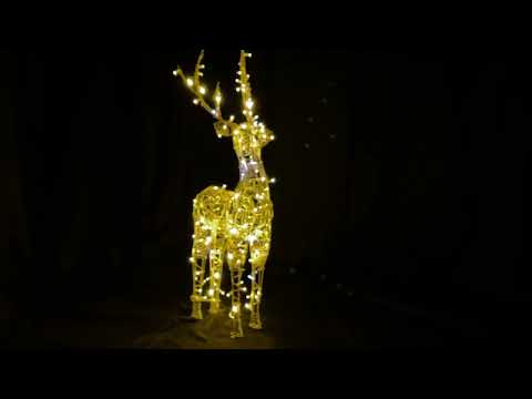 Миниатюра изображения товара Светодиодная фигура 3D Decowelder Ажур Олень 1.5м 24В (теплый белый)