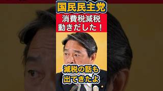 【国民民主党】消費税減税動きだしたよ！【玉木代表/榛葉幹事長】 #国民民主党