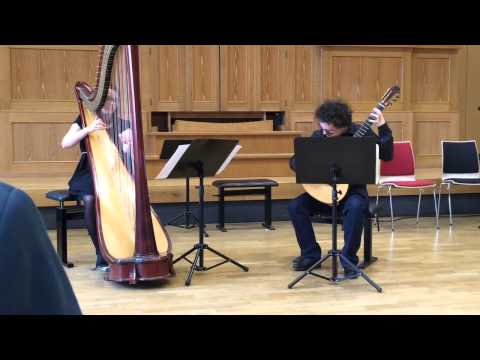 Gitarre und Harfe  Tansman "in modo polonico"  ENTREE