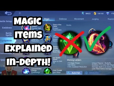 ALL Magic Items EXPLAINED In-Depth | MLBB Item Guide