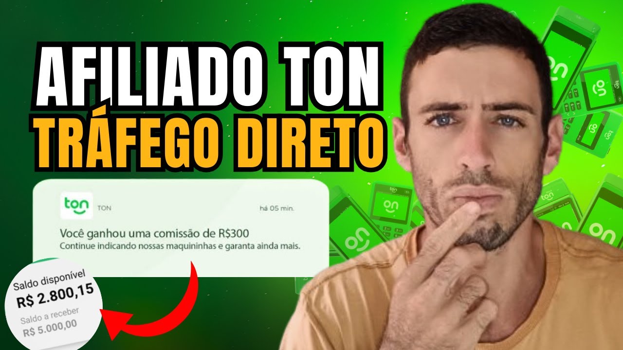 Como vender maquininha TON no trafego direto 2024 | Piloto Automático