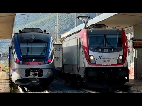 TRENI VELOCI IN TRANSITO A SARNO: ITALO, INTERCITY, MERCI E REGIONALI!