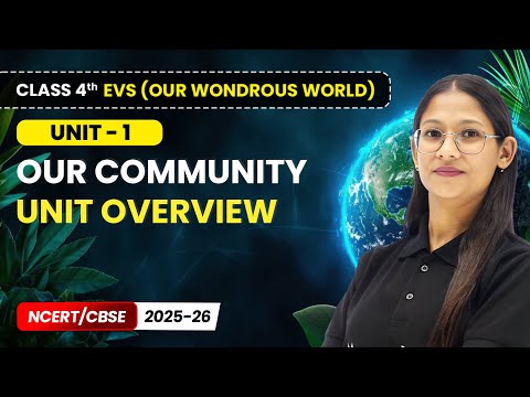 Class 4th Environmental Studies Our Wondrous World Book Overview NCERT CBSE 2025 26