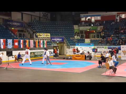 TKD Taekwondo Deutsche Meisterschaft 2017 - Finale R1 - Florian Meyer (BLAU)