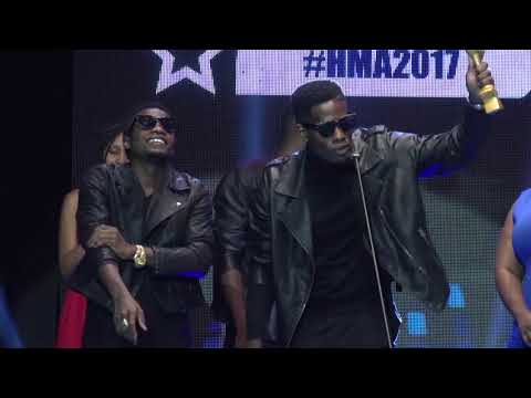 DJ Roja and DJ Slick Stuart at HiPipo Music Awards 2017