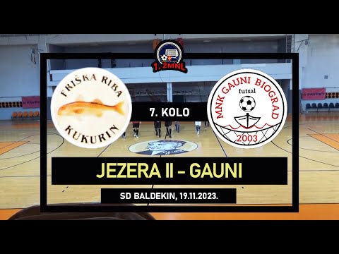 1. ŽMNL: JEZERA II - GAUNI  1:2, 19.11.2023.