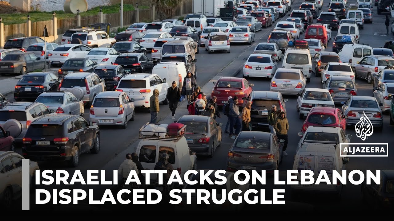 Israeli attacks on Lebanon: Displaced people struggle to find refuge