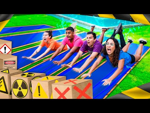 50 ESCORREGAS MISTERIOSOS! - TENTE NÃO ESCORREGAR NO ERRADO!