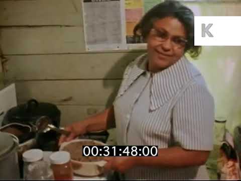 1970s Louisiana, Family Eating Dinner, Creole Food