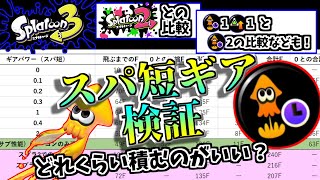 【スプラトゥーン3】必見！！『スパ短』はどれくらい積むのがいいのか検証動画！スプラ2との比較などもあり！【スプラ３】