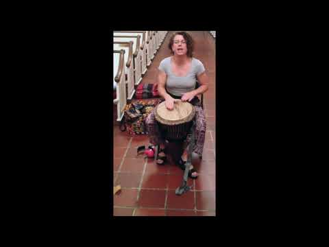 The 3 parts of the Manian Kuku rhythm from Guinea