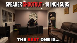 Video thumbnail for SPEAKER SHOOTOUT Mackie DRM 18 vs JBL SRX 818 & QSC KS118 by Cleveland Terry