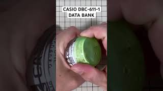 CASIO Watch Ring Collection DBC611-1 DATA BANK #shorts