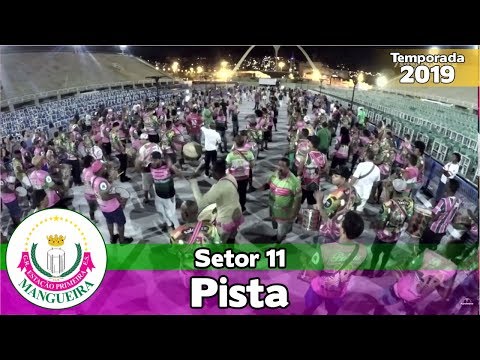 Mangueira 2019 - Ensaio de bateria no setor 11 (Pista) - Apoteose ao vivo