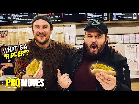 Adam Richman Eats New Jersey’s Most Iconic Hot Dogs | Pro Moves