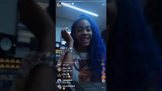 RICO NASTY GOES OFF ON FAN WHO SAID SHE LOOKS LIKE A WORM TWERKING ON INSTAGRAM LIVE 12/17/18