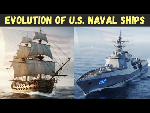 The SHOCKING Evolution of U.S. Navy Ships — 245 Years of Power
