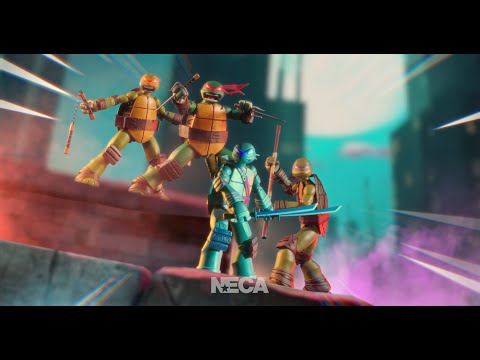 NECA - Teenage Mutant Ninja Turtles 2012 Ultimate Action Figures - Stop Motion