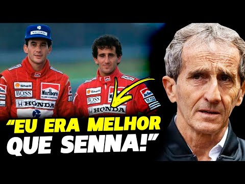 PROST DÁ OPINIÃO POLÊMICA SOBRE SENNA: "FUI MELHOR PILOTO!" | FÓRMULA 1 | GP EM CASA
