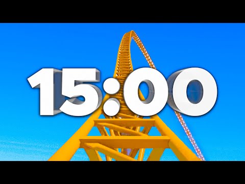 15 Min Countdown Timer (Roller Coaster) 🎢