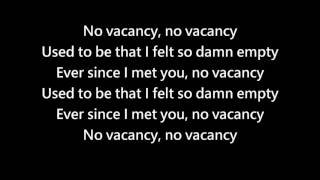 OneRepublic - No Vacancy (Lyrics)