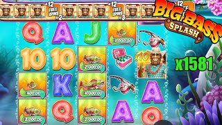 🎰 Bigger Bass Splash Slot Bonus Game Big Win x1581 💰 Online Casino